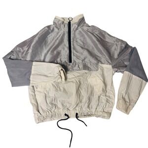 SECNDNTURE Colorblock Mesh Pullover Jacket Womens XS Lightweight Windbreaker